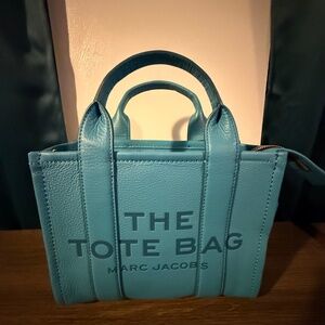 NWT Marc Jacobs Blue The Tote Bag Blue Barrier Reef